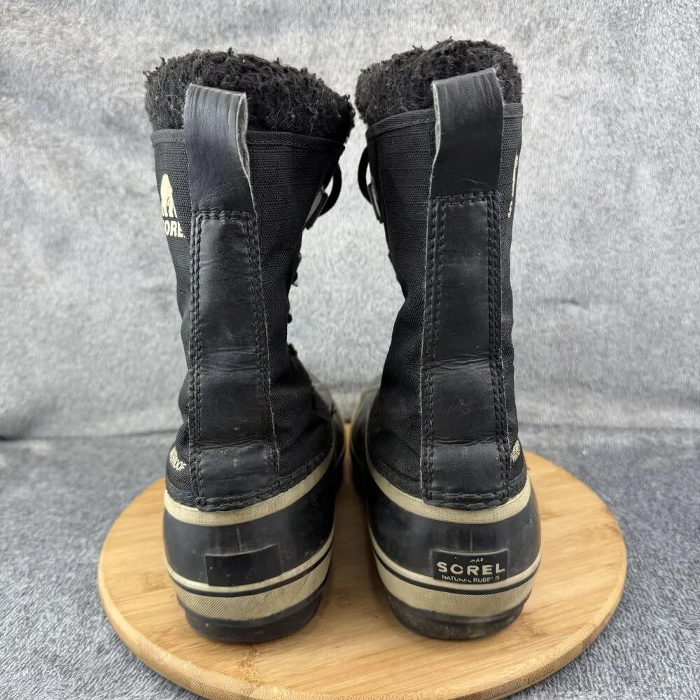 Sorel Boots Mens Size 11 Black Waterproof Insulated Winter Snow Boots NM3487-011